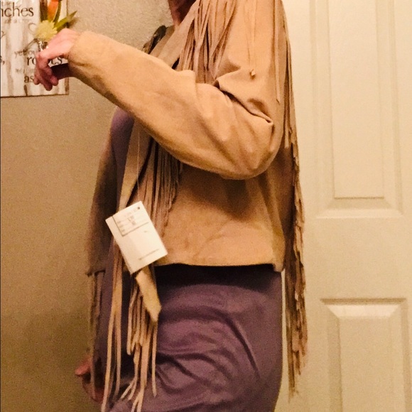 Scully Vintage Leather Western Fringed Jacket S-10 - Picture 6 of 8